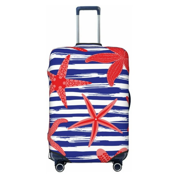 Balery Sea Stars Luggage Cover Protector, Scratch And Dirt Resistant, Fits 18-32 Inch Luggage - X-Large