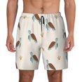 thumbnail image 1 of Balery Sea Turtle Mens Swim Trunks Swim Shorts for Men Quick Dry Inseam Beach Shorts with Compression Liner Pocket-XX-Large, 1 of 9