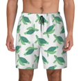 thumbnail image 1 of Balery Sea Turtle Mens Swim Trunks Swim Shorts for Men Quick Dry Inseam Beach Shorts with Compression Liner Pocket-XX-Large, 1 of 9