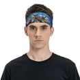 thumbnail image 1 of Balery Sea Turtle Swims Sports Headbands for Men,Moisture Wicking Workout Headband, Sweatband Headbands for Running,Cycling,Football, 1 of 9