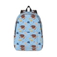 thumbnail image 1 of Balery Sea Turtle Vintage Canvas Backpack for Men and Women - Large Capacity, Durable Travel Laptop Bag for School, Work, Hiking, and Outdoor Activities, 1 of 7
