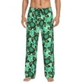 thumbnail image 1 of Balery Sea Turtle print Men's Pajama Pants,Ultra Lightweight Pjs,Lounge Pant-X-Large, 1 of 9