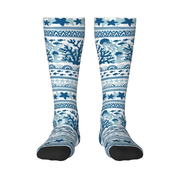 Balery Sea Underwater Jellyfish Fun Novelty Socks Men'S Women'S Crew Socks Funny Crazy Novelty Socks Quirky And Cool Socks