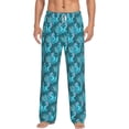 thumbnail image 1 of Balery Seahorse print Men's Pajama Pants,Ultra Lightweight Pjs,Lounge Pant-XX-Large, 1 of 9