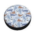 thumbnail image 1 of Balery Seal Fox Seagull Whales Tire Covers - Tough Tire Wheel Protector for Truck, SUV, Trailer, Camper, RV -15 inch, 1 of 8
