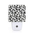 thumbnail image 1 of Balery Seamless Pattern Cute Panda Pattern LED Night Light with Automatic Sensor Plug in Night Light with Dusk-to-Dawn Light Sensor LED Nightlight 0.5W-UK, 1 of 7