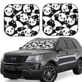thumbnail image 1 of Balery Seamless Pattern Cute Panda Sun Shield 2 Pack For Car Front Windows Foldable Sun Visor Protector Blocks Max Uv Rays And Keeps Your Vehicle Cool For Most Sedans Suv Truck, 1 of 7