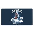 thumbnail image 1 of Balery Shark Mouse Pad ,15.8x29.5 In Large Gaming Mouse Pad Desk Mat Long Non-Slip Rubber Stitched Edges,Waterproof Mousepad Desk Mat For Gamer Office Home, 1 of 9
