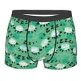 thumbnail image 1 of Balery Sheep Zzz Men's Boxer Briefs, Soft and Breathable Cotton Underwear with nylon Waistband-Medium, 1 of 9