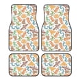 thumbnail image 1 of Balery Simple Drawing Pattern 4-Piece Floor Mats, Heavy-Duty Rubber Liners, Anti-Slip Design, All-Season Automotive Protection, Vehicles, Cars, Trucks, and SUVs, 1 of 5