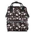 thumbnail image 1 of Balery Skeleton Mummy Backpack - Waterproof Twill Canvas, Large Capacity Diaper Bag with Multiple Pockets and Adjustable Straps, 1 of 6