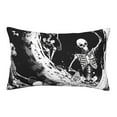 Balery Skeleton Wave Artwork Bedding Queen Pillow Cases Envelope