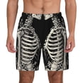 thumbnail image 1 of Balery Skeletons Love Flowers Mens Swim Trunks Swim Shorts for Men Quick Dry Inseam Beach Shorts with Compression Liner Pocket-3X-Large, 1 of 9