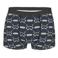 thumbnail image 1 of Balery Ski Goggles Vintage Print Men's Boxer Briefs, Soft and Breathable Cotton Underwear with nylon Waistband-Large, 1 of 9