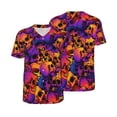 thumbnail image 1 of Balery Skull Baseball Jersey for Men Casual Button Down Shirts Short Sleeve Active Team Sports Uniform-X-Large, 1 of 9