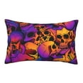 thumbnail image 1 of Balery Skull Bedding Queen Pillow Cases - Envelope Closure - Soft Brushed Microfiber Fabric - Shrinkage and Fade Resistant Pillow Cases-16"x24", 1 of 9