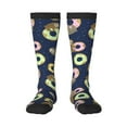 thumbnail image 1 of Balery Sloth With Donuts Fun Novelty Socks Men'S Women'S Crew Socks Funny Crazy Novelty Socks Quirky And Cool Socks, 1 of 9
