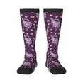 thumbnail image 1 of Balery Snake And Flower Printed Novelty Socks Men's Women's Crew Socks Sports Socks Knee High Socks Cotton Socks Quirky and Cool Socks, 1 of 9