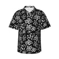 thumbnail image 1 of Balery Snake Print Men's Hawaiian Shirts Short Sleeve Beach Shirt Relaxed Fit Vacation Button Down Shirts-X-Large, 1 of 9
