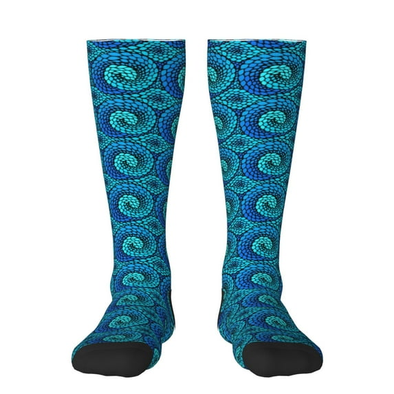 Balery Snake Printed Novelty Socks Men's Women's Crew Socks Sports Socks Knee High Socks Cotton Socks Quirky and Cool Socks