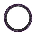 thumbnail image 1 of Balery Snowflake Gradient Purple print Steering Wheel Covers Elastic Skidproof Steering Wheel Protective Cover Case for Men Women Universal 15 Inches Cars Accessories, 1 of 8