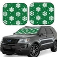thumbnail image 1 of Balery Snowflake Sun Shield 2 Pack For Car Front Windows Foldable Sun Visor Protector Blocks Max Uv Rays And Keeps Your Vehicle Cool For Most Sedans Suv Truck, 1 of 7