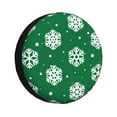 thumbnail image 1 of Balery Snowflaketire Cover Waterproof Dust-Proof, Universal Spare Wheel Tire Cover For Trailer, Rv, Suv Truck And Vehicle Camper Accessories-15 Inch, 1 of 9