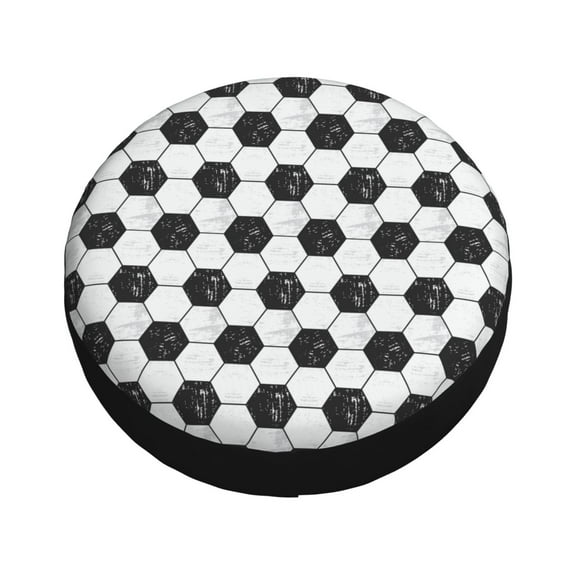 Balery Soccer Tire Covers - Tough Tire Wheel Protector for Truck, SUV, Trailer, Camper, RV -14 inch