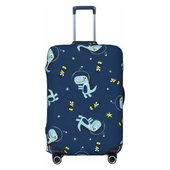 Balery Space Dinosaur Luggage Cover Protector, Scratch And Dirt Resistant, Fits 18-32 Inch Luggage - Small