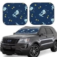 thumbnail image 1 of Balery Space Dinosaur Sun Shield 2 Pack For Car Front Windows Foldable Sun Visor Protector Blocks Max Uv Rays And Keeps Your Vehicle Cool For Most Sedans Suv Truck, 1 of 7