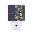 thumbnail image 1 of Balery Space Pattern LED Night Light with Automatic Sensor Plug in Night Light with Dusk-to-Dawn Light Sensor LED Nightlight 0.5W-UK, 1 of 7