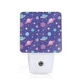 thumbnail image 1 of Balery Space Pattern LED Night Light with Automatic Sensor Plug in Night Light with Dusk-to-Dawn Light Sensor LED Nightlight 0.5W-UK, 1 of 7
