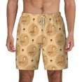 thumbnail image 1 of Balery Squirrel And Nuts Mens Swim Trunks Swim Shorts for Men Quick Dry Inseam Beach Shorts with Compression Liner Pocket-3X-Large, 1 of 9
