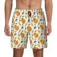 thumbnail image 1 of Balery Squirrel Eating Nuts Mens Swim Trunks Swim Shorts for Men Quick Dry Inseam Beach Shorts with Compression Liner Pocket-Medium, 1 of 9