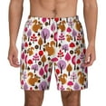 thumbnail image 1 of Balery Squirrel In The Forest Mens Swim Trunks Swim Shorts for Men Quick Dry Inseam Beach Shorts with Compression Liner Pocket-Medium, 1 of 9