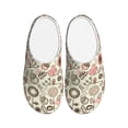 thumbnail image 1 of Balery Squirrel In The Forest Pattern Women's Fuzzy Memory Foam Slippers Fluffy Winter House Shoes Indoor and Outdoor-42/43, 1 of 7