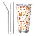 thumbnail image 1 of Balery Squirrel InThe Forest3 Pattern 20oz Insulated Car Cup with Dual Drink Lids, Stainless Steel Travel Mug with Straw & Direct Drink Mouth, Eco-Friendly and Leak-Proof-Straw Three-piece Set, 1 of 1