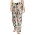 thumbnail image 1 of Balery Squirrels and Trees print Women's Pajama Pants,Ultra Lightweight Pjs,Lounge Pant-Large, 1 of 9