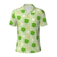 thumbnail image 1 of Balery St Patrick's Day11 Printed Men’s Short Sleeve Polo Shirt, Midweight Men's Shirt,Golf Polo shirts -3X-Large, 1 of 9