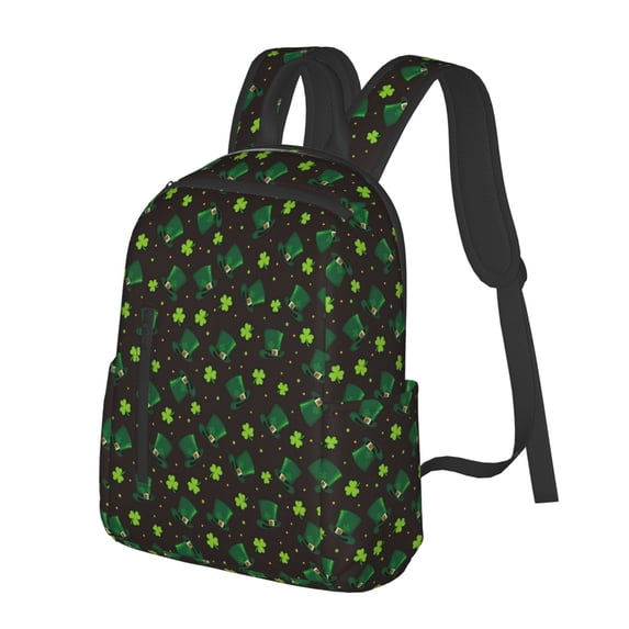 Balery St. Patrick's Day8 Lightweight Backpack for Men and Women - Durable and Water-Resistant, Ideal for School, Work, Travel, and Everyday Use