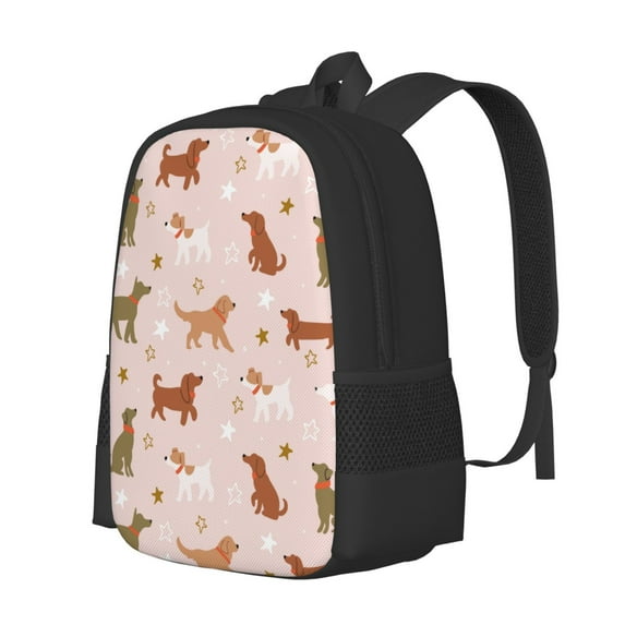 Balery Star Cute Dog Backpack for Men and Women - Durable 600D Oxford Cloth -Large Capacity, Water-Resistant School, Travel, and Hiking Bag