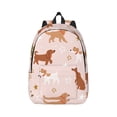 thumbnail image 1 of Balery Star Cute Dog Vintage Canvas Backpack for Men and Women - Large Capacity, Durable Travel Laptop Bag for School, Work, Hiking, and Outdoor Activities, 1 of 7