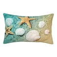 thumbnail image 1 of Balery Starfish And Seashell On The Summer Beach Bedding Queen Pillow Cases - Envelope Closure - Soft Brushed Microfiber Fabric - Shrinkage and Fade Resistant Pillow Cases-, 1 of 9