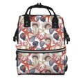 thumbnail image 1 of Balery Starfish Shell Mummy Backpack - Waterproof Twill Canvas, Large Capacity Diaper Bag with Multiple Pockets and Adjustable Straps, 1 of 1