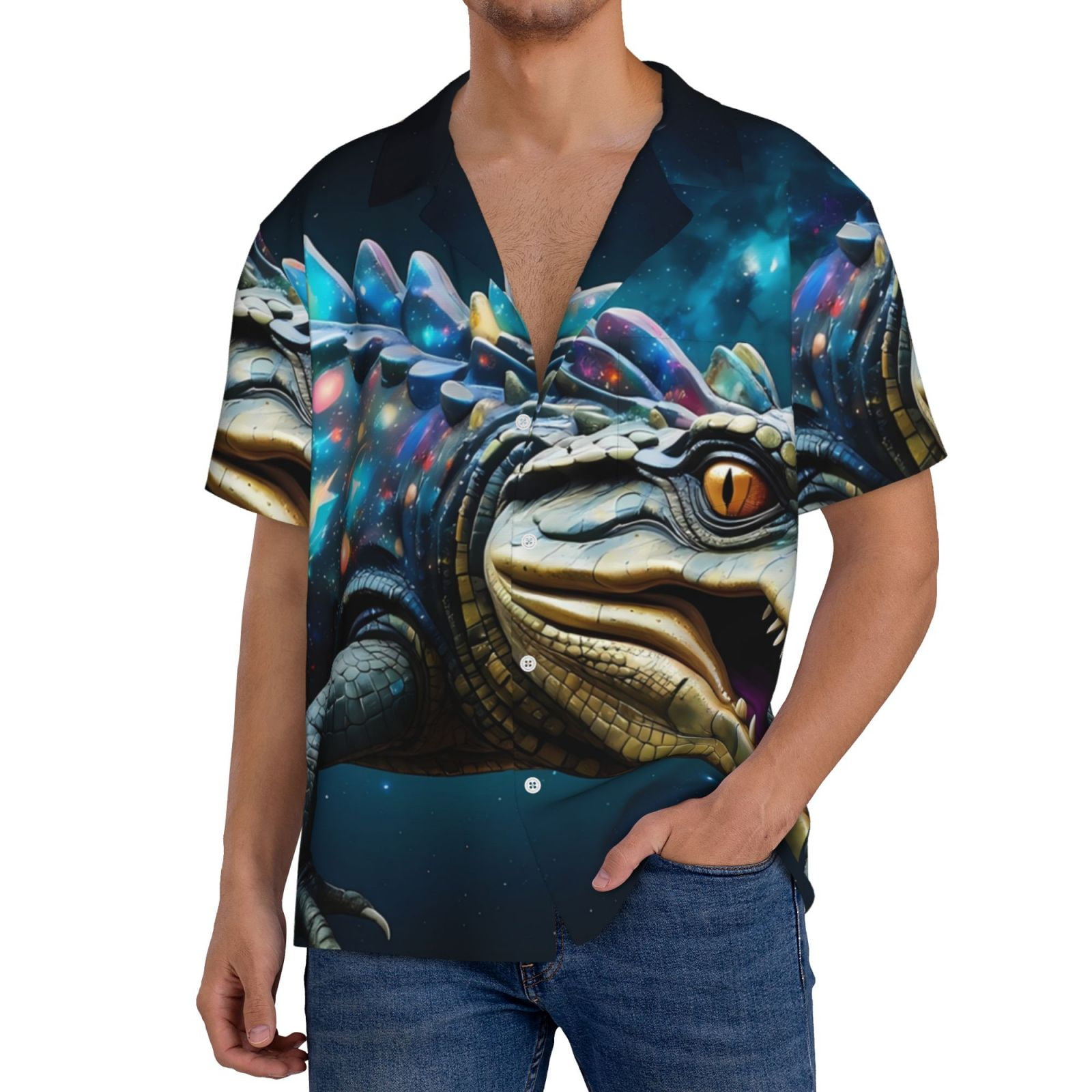 SHORT SLEEVE SHIRT CROCODILE ROCK