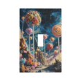 thumbnail image 1 of Balery Starry Sky Planet Lollipop for Duplex Wall Plates Kit, Electrical Outlet Covers, Standard Size 1-Gang 5.0" x3.0", Electric Receptacle Plug Covers-Style T, 1 of 6