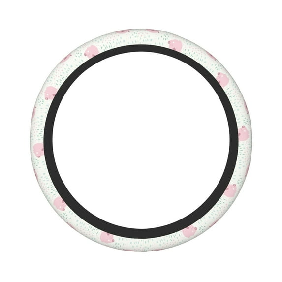 Balery Steering Wheel Covers Cute Pigs Elastic Skidproof Steering Wheel Protective Cover Case Fit Universal Auto Accessories Decor