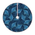 thumbnail image 1 of Balery Stingray Printed Christmas Tree Skirt , Merry Christmas Party Christmas Tree Decoration,Adjustable Tree Skirt-48", 1 of 6