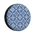 thumbnail image 1 of Balery Stylized Flowers Vintage Bohotire Cover Waterproof Dust-Proof, Universal Spare Wheel Tire Cover For Trailer, Rv, Suv Truck And Vehicle Camper Accessories-14 Inch, 1 of 9