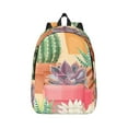 thumbnail image 1 of Balery Succulent And Cactus Vintage Canvas Backpack for Men and Women - Large Capacity, Durable Travel Laptop Bag for School, Work, Hiking, and Outdoor Activities, 1 of 7